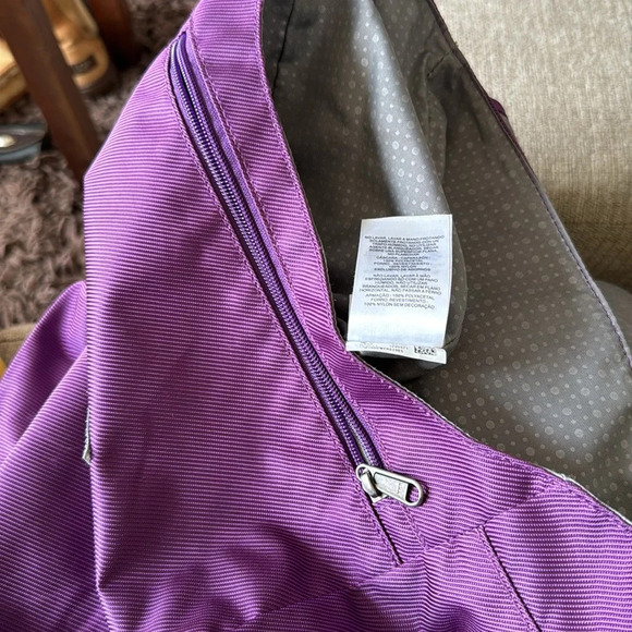 Columbia crossbody messenger bag purple with grey - Picture 10 of 10